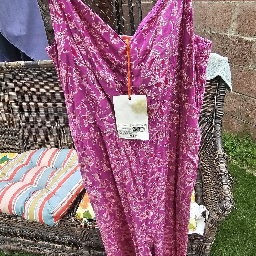 Pink pants suit